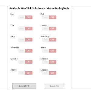 MasterTuningTools Software : ( DPF - EGR - LAMBA - TVA - FLAPS - START/STOP - ADBLUE - IMMO - READINESS - )