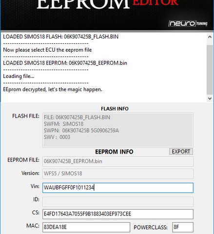 EEPROM EDITOR