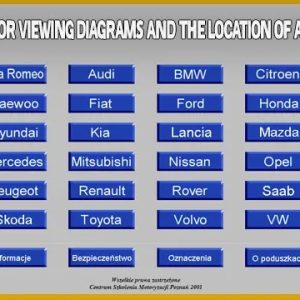💥 Airbag System Diagrams Viewer – Locate and Understand SRS Airbag Components 🛠️🚗