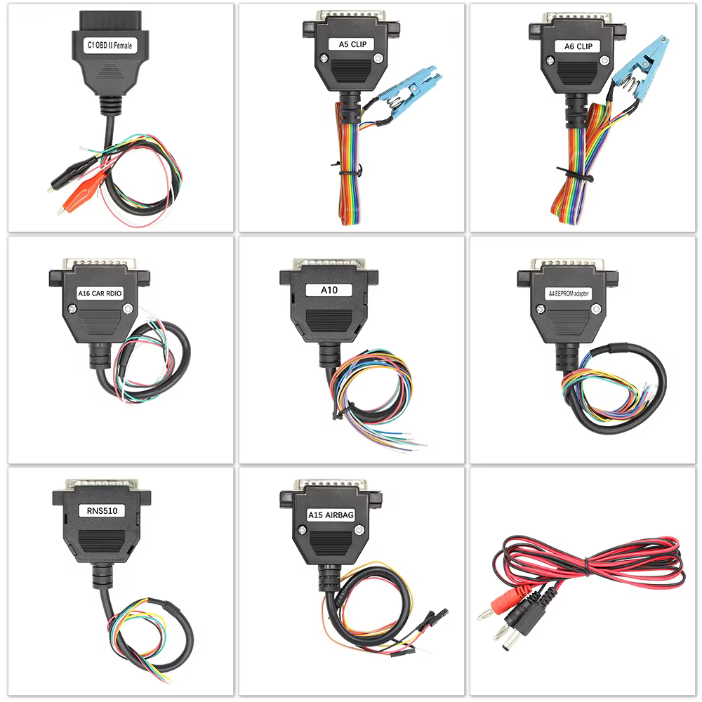 🧰 Carprog V13.77 Full Set + 21 Adapters – Universal ECU Repair & Programming Tool4