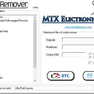 MTX DTC Remover v1.8.5.0 FULL Activated -  turn off the engine failure light easily